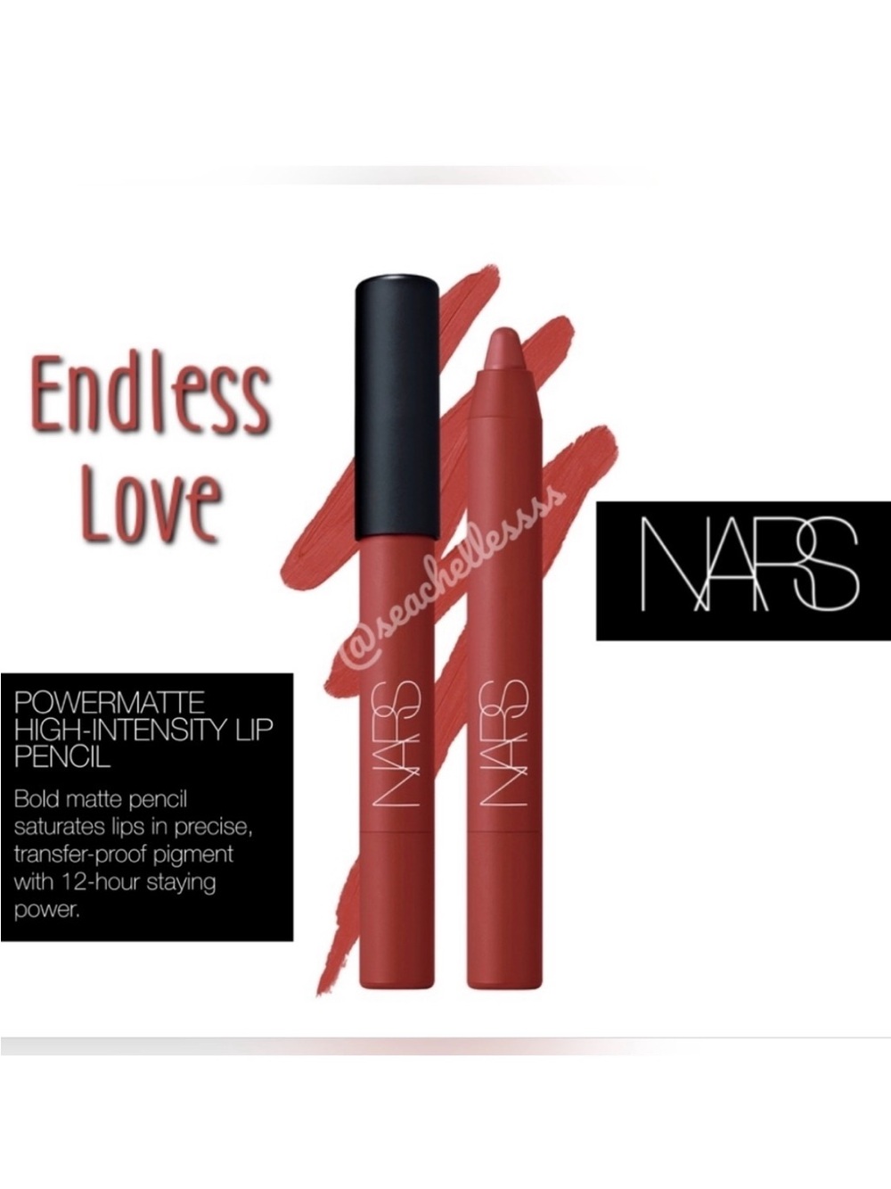 Nars Powermatte High-Intensity Lip Pencil Endless Love Brand New in Box